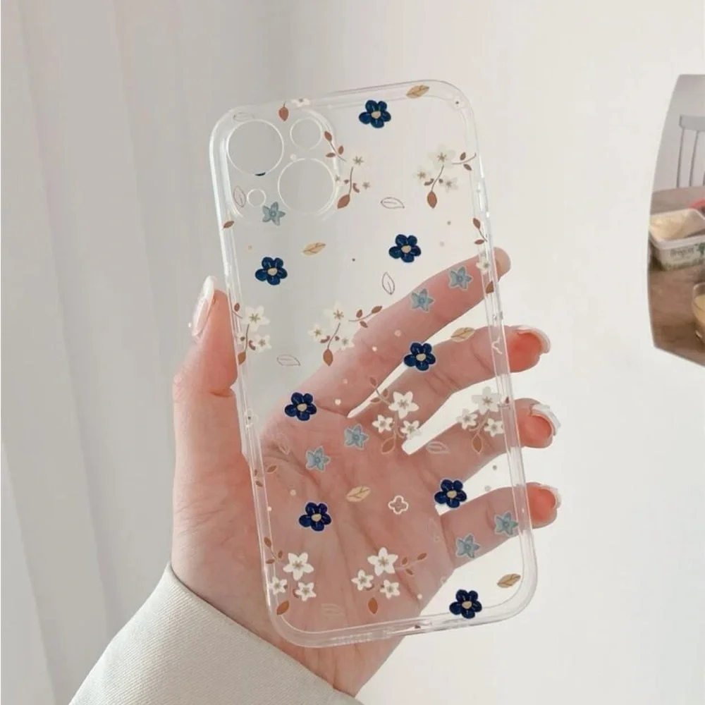 ⚠️Clearance iPhone 15/Pro/Pro Max Floral Clear Phone Case - Picture 3 of 4